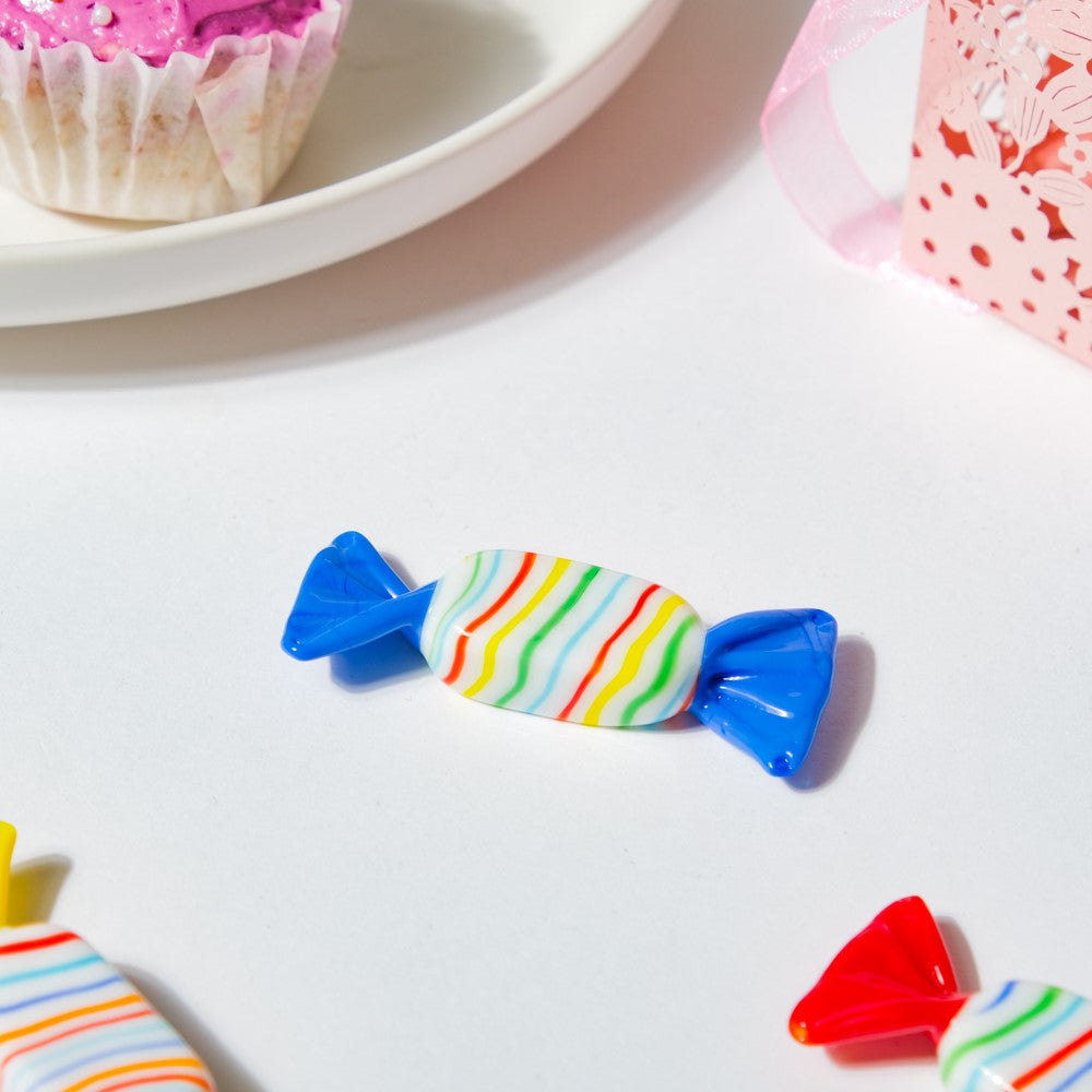 Sweet Candy O' Mine Blue Glass Decor Nestasia
