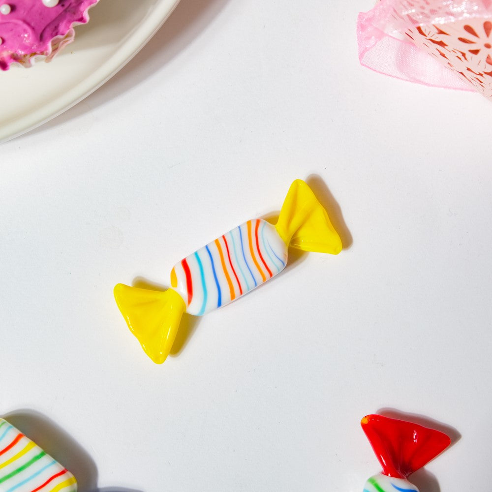 Beam Of Sunshine Yellow Candy Glass Decor Nestasia