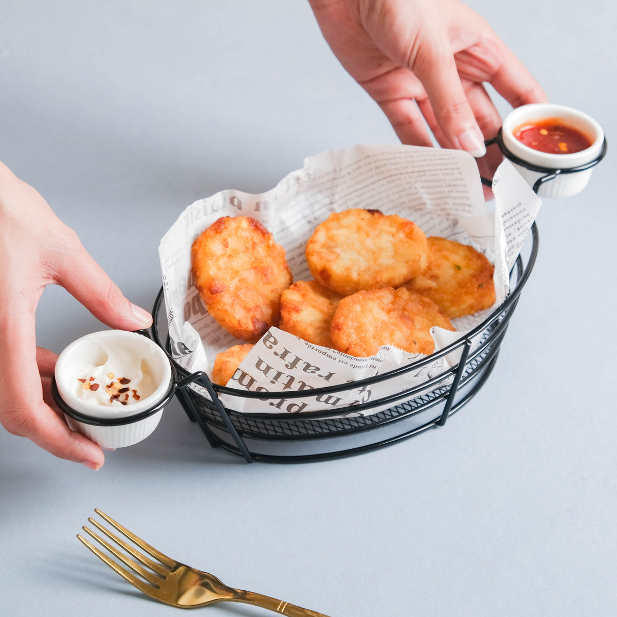 Oval Snack Basket Nestasia