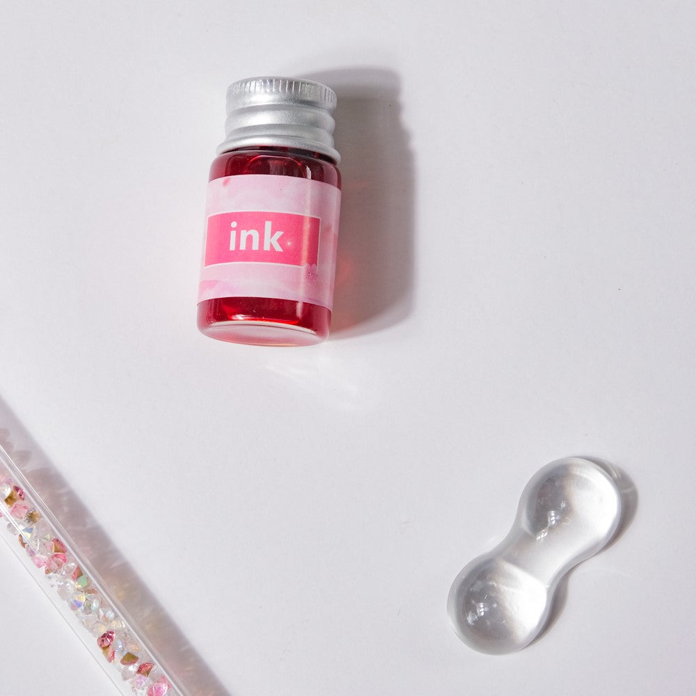 Sakura Glass Calligraphy Pen With Ink Bottle Nestasia