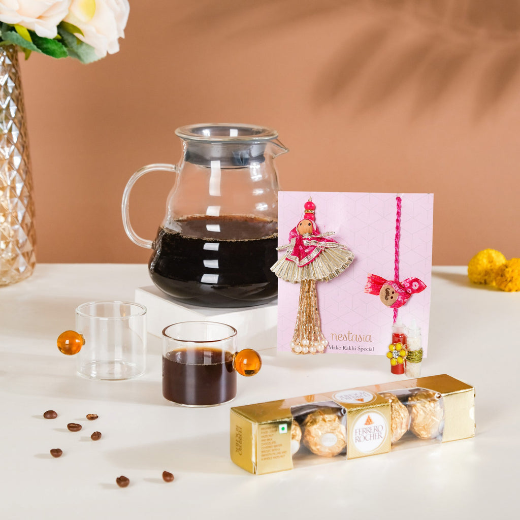 Coffee Gift Hamper For Rakhi Set Of 6 Nestasia