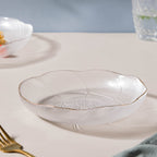 Glass Salad Plate Nestasia