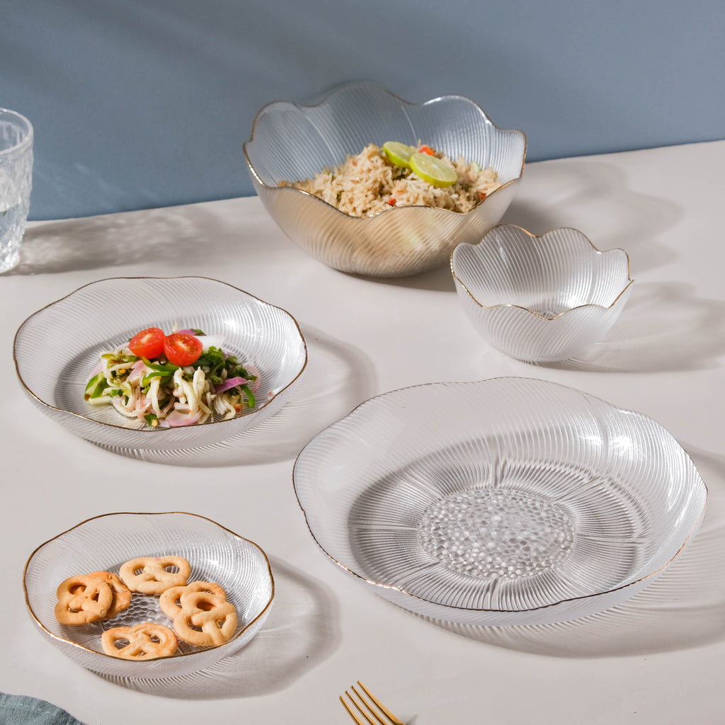 Wavy Glass Side Bowl Nestasia
