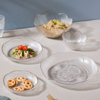 Glass Salad Plate Nestasia
