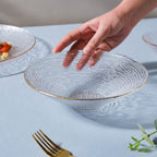 Decorative Glass Salad Bowl Nestasia