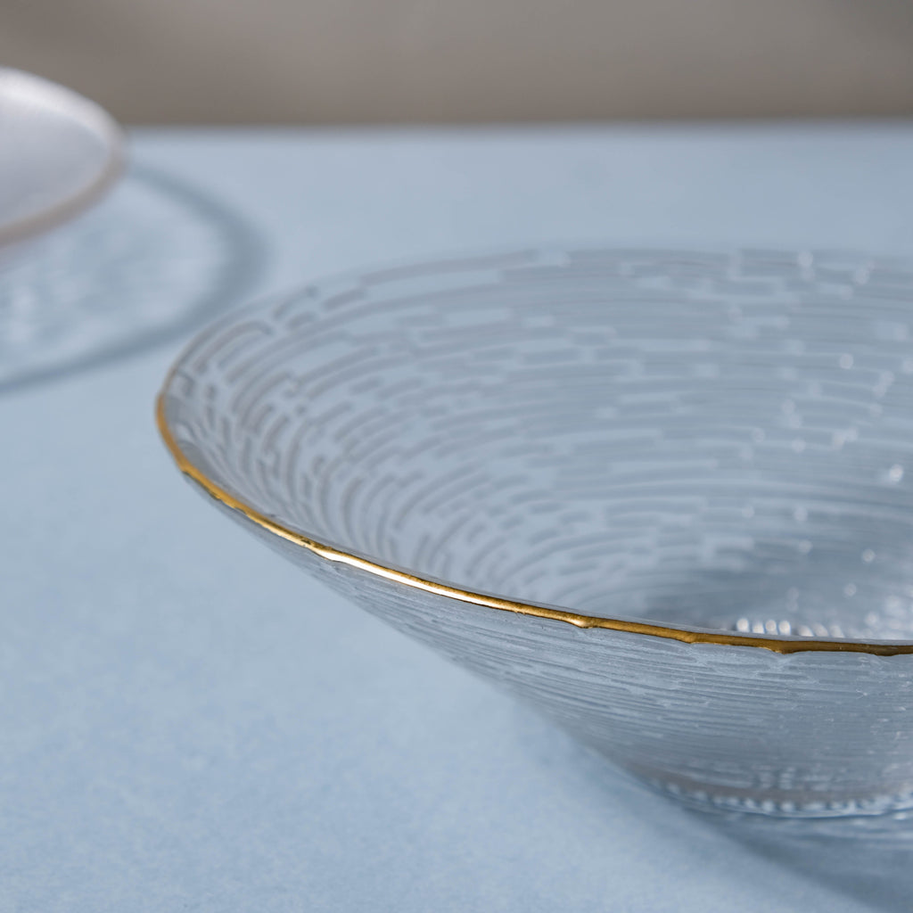 Decorative Glass Salad Bowl Nestasia