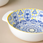 Mandala Blue Baking Dish With Handle 9 Inch Nestasia