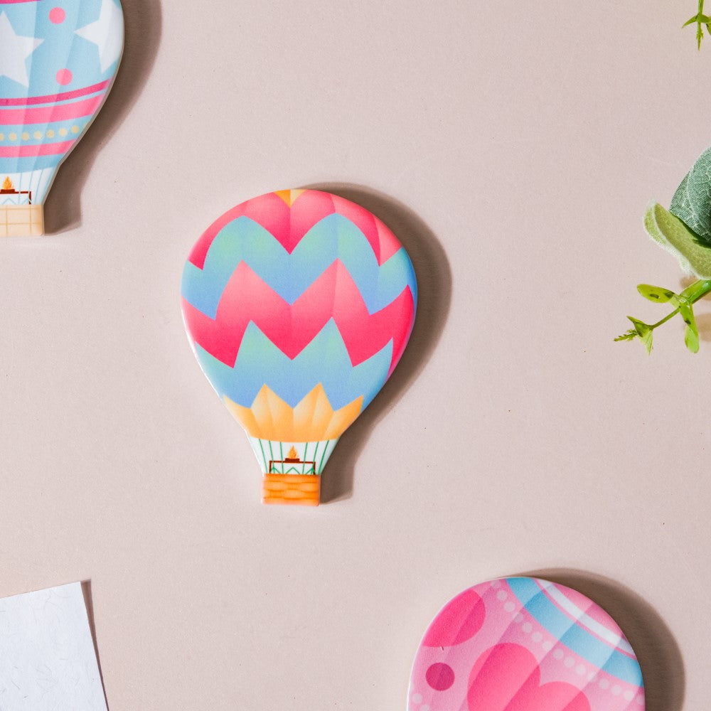 Hot Air Balloon Fridge Magnet Set Of 3 Nestasia