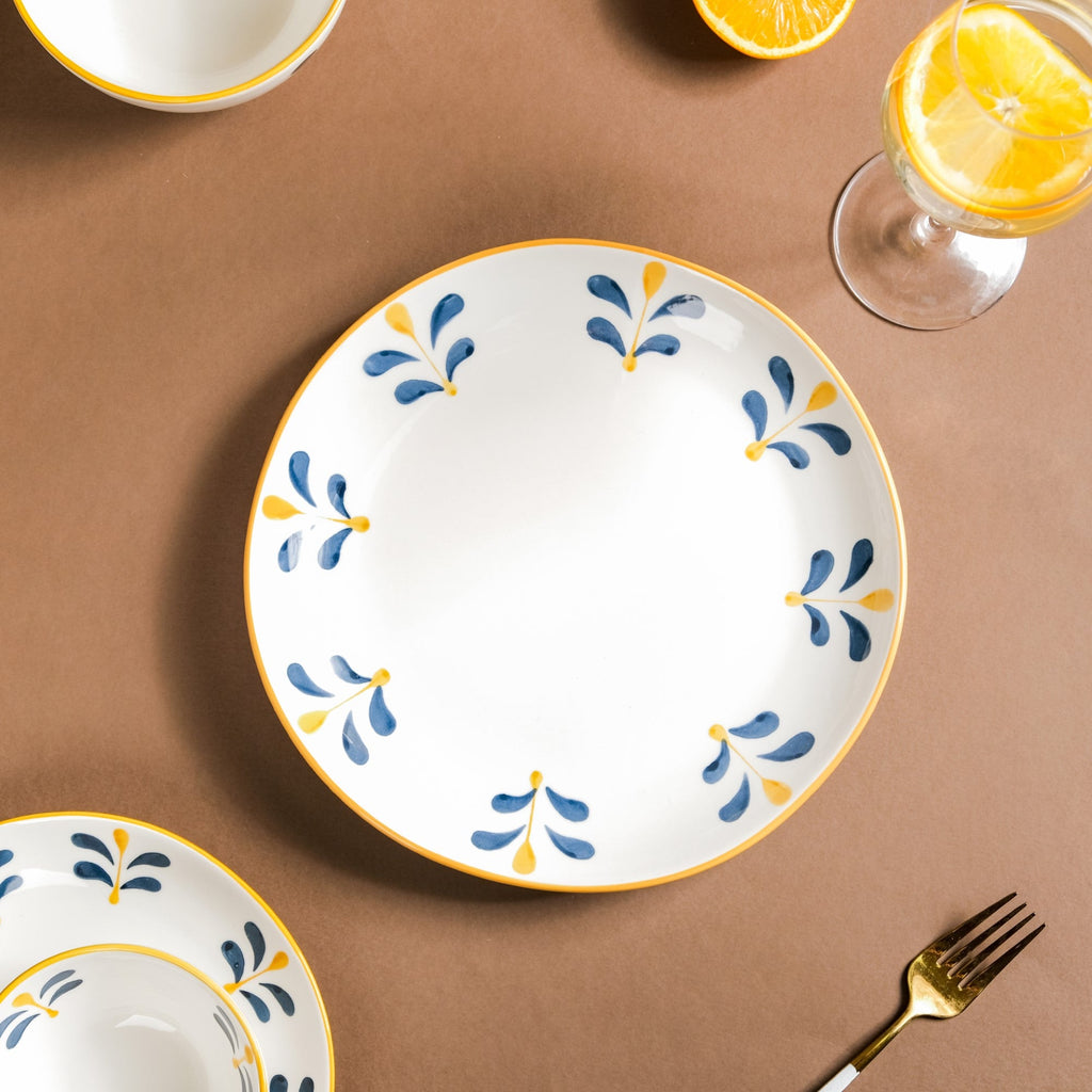 Hana 21 Piece Ceramic Dinner Set For 6 Nestasia