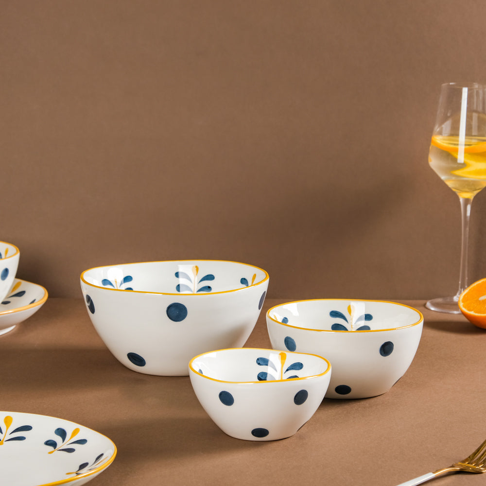 Hana 21 Piece Ceramic Dinner Set For 6 Nestasia