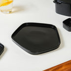 Pentagon Black 19 Piece Dinner Set For 4 Nestasia