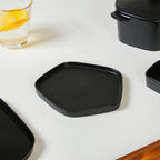 Pentagon Black 19 Piece Dinner Set For 4 Nestasia