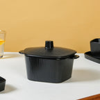 Pentagon Black 19 Piece Dinner Set For 4 Nestasia