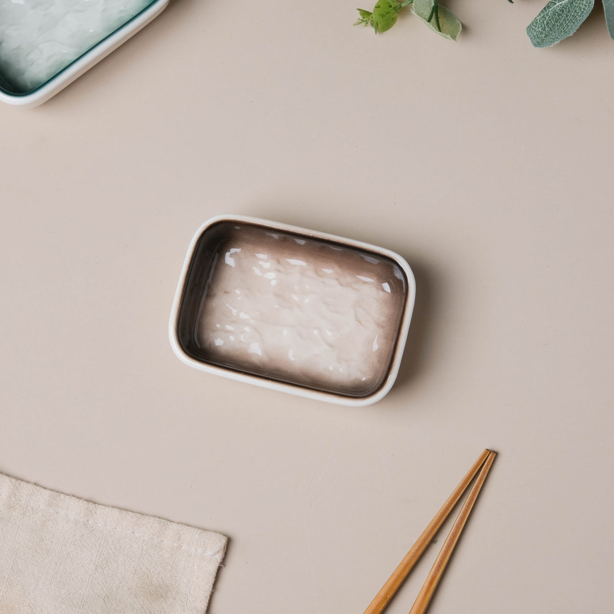 Rustic Brown Dip Bowl Nestasia