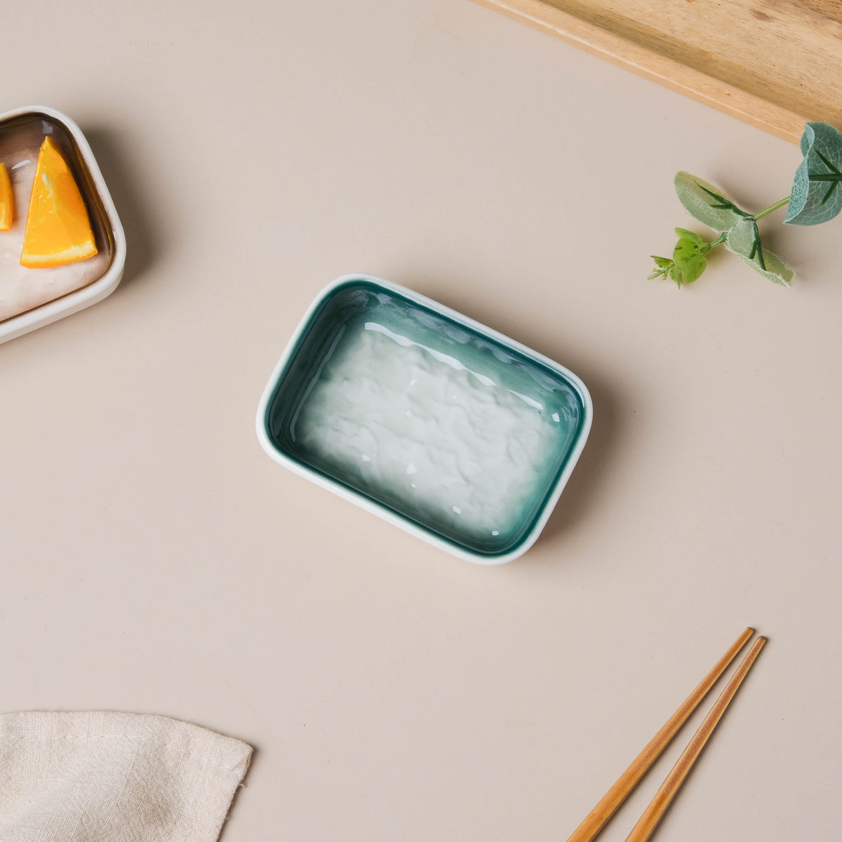 Rustic Green Dip Bowl Nestasia