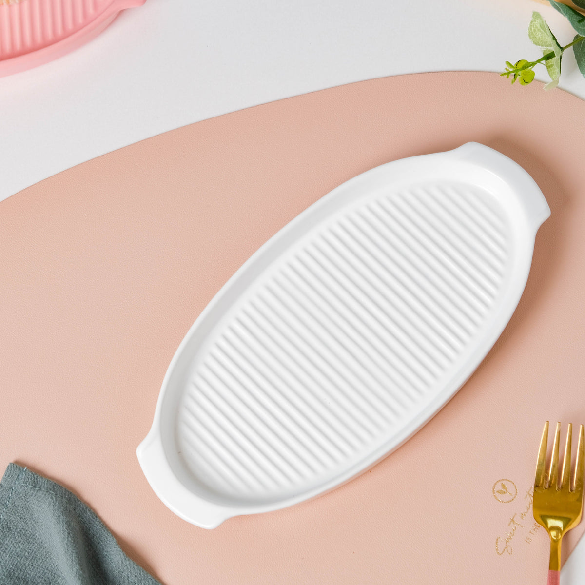 Snow White Grill Platter Nestasia