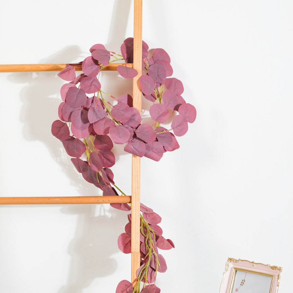 Decorative Eucalyptus Leaf Vine Purple Nestasia