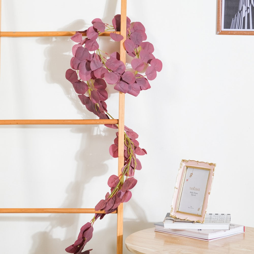 Decorative Eucalyptus Leaf Vine Purple Nestasia
