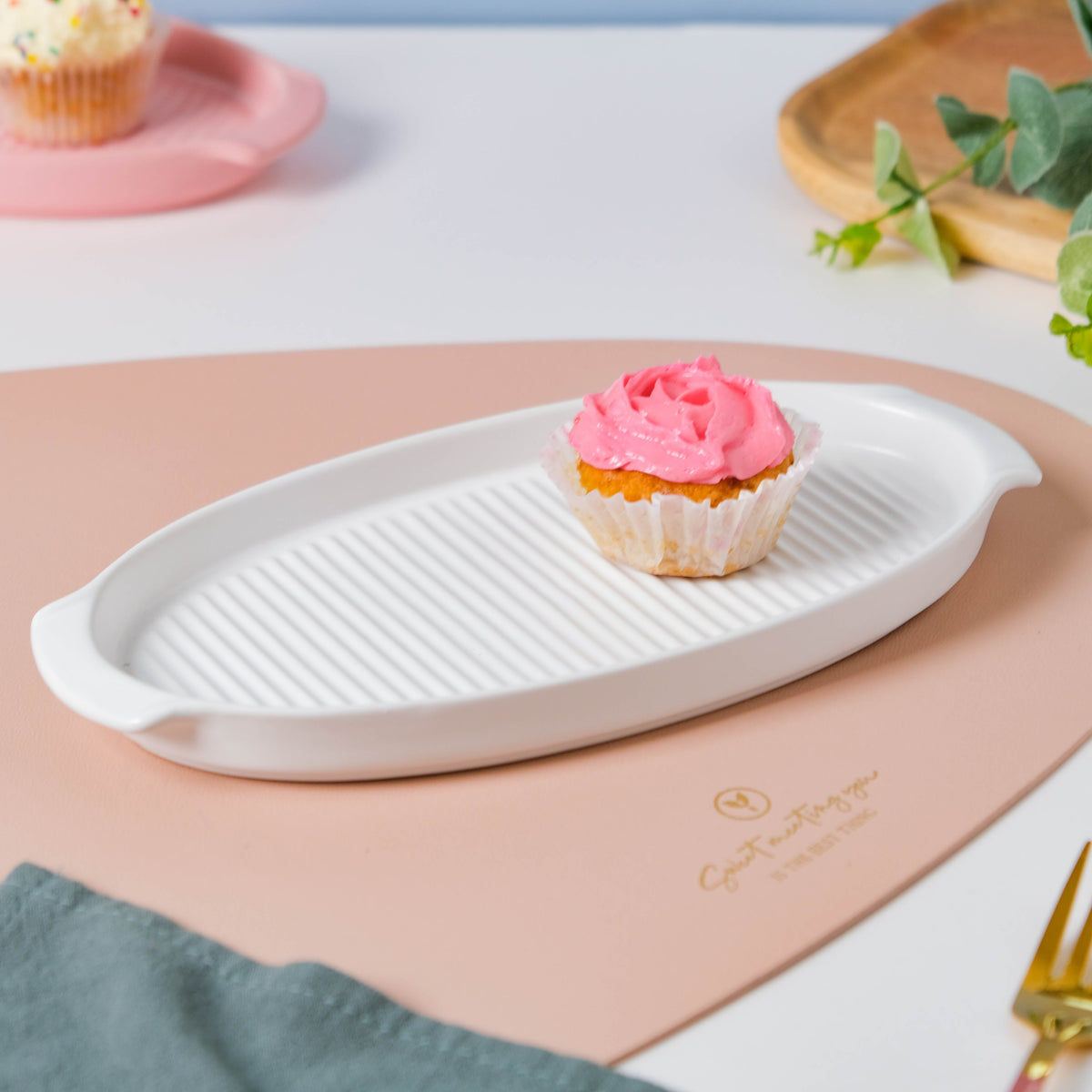 Snow White Grill Platter Nestasia
