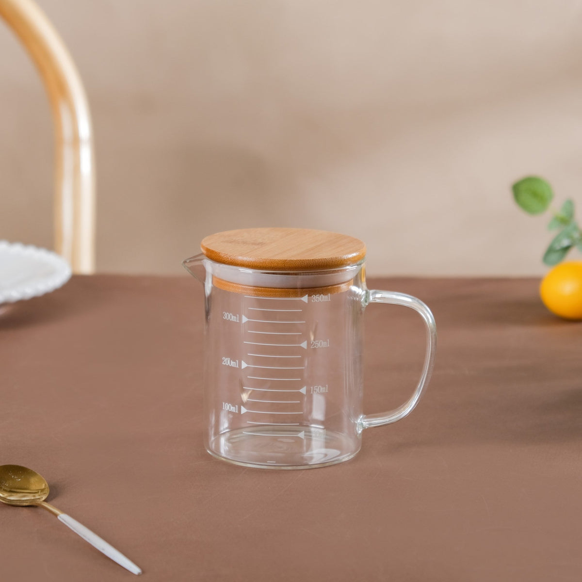 Glass Mug with Lid - Small Nestasia