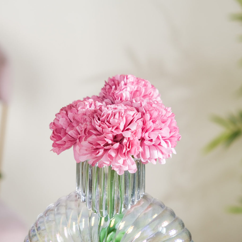 Chrysanthemum Flower Bunch Dark Pink Set Of 5 Nestasia