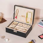 Portable Jewellery Organiser Black Nestasia