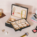 Portable Jewellery Organiser Black Nestasia