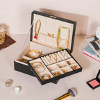 Portable Jewellery Organiser Black Nestasia