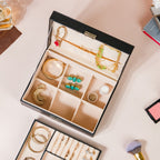 Portable Jewellery Organiser Black Nestasia
