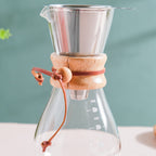 Manual Drip Coffee Filter With Glass Carafe Large 600ml Nestasia