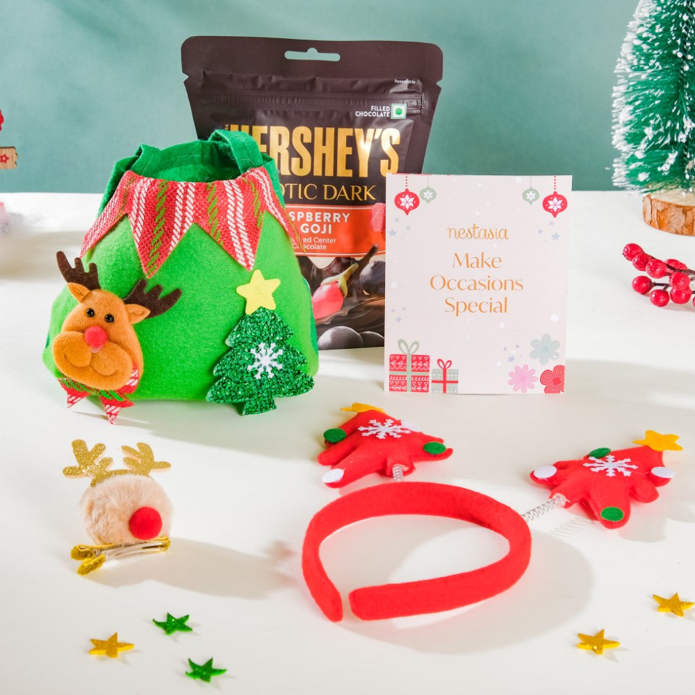 Elfie Time Christmas Hamper Set Of 4 Nestasia