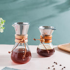 Manual Drip Coffee Filter With Glass Carafe Large 600ml Nestasia