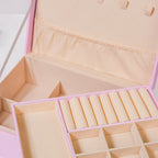 Portable Jewellery Organiser Blush Pink Nestasia