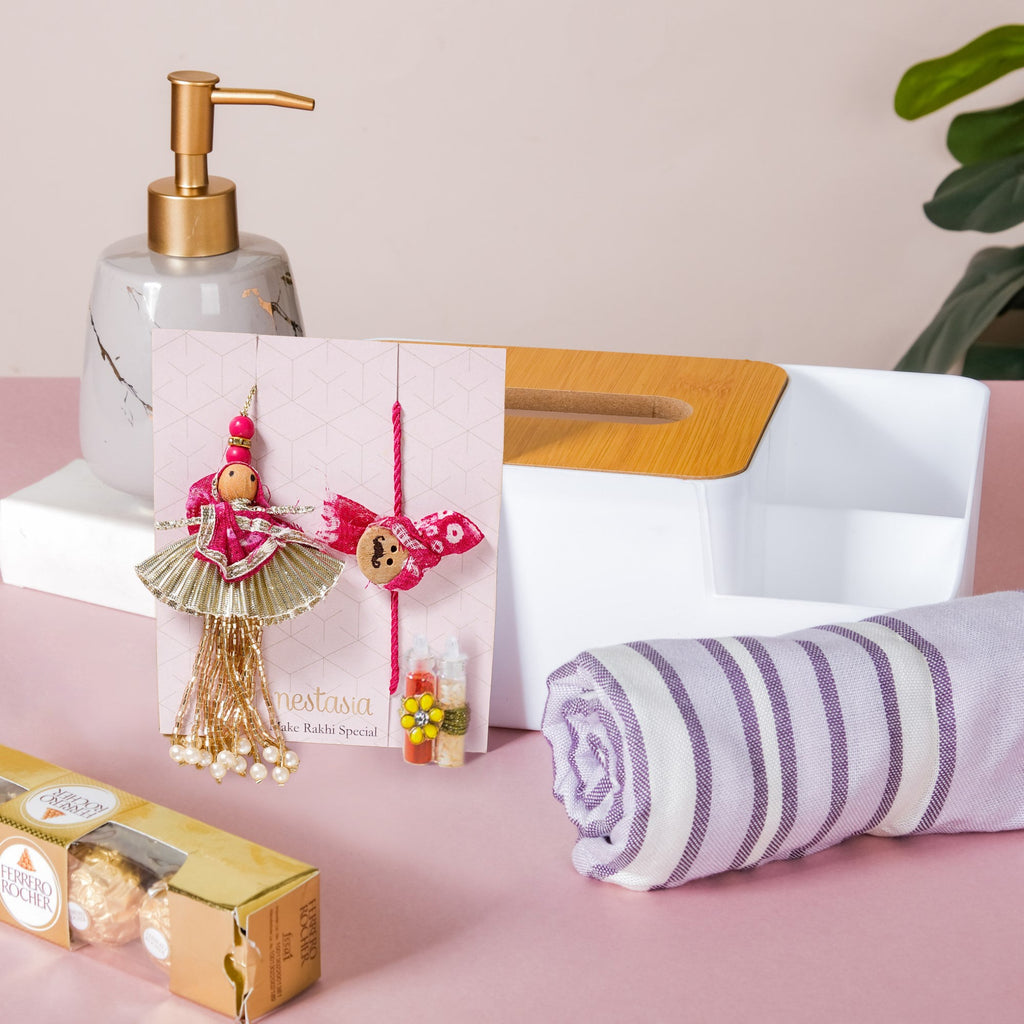 Bubbles & Love Raksha Bandhan Hamper Set Of 6 Nestasia