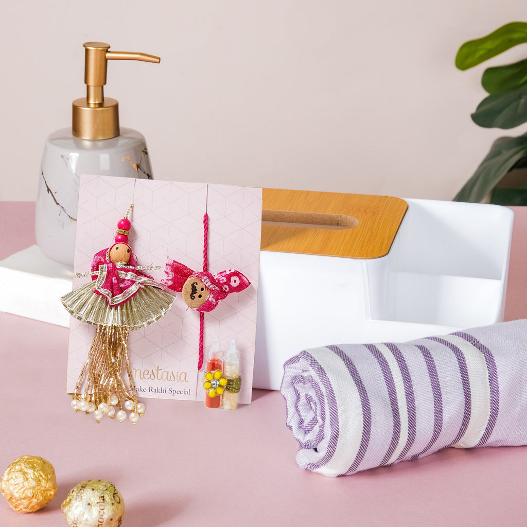 Bubbles & Love Raksha Bandhan Hamper Set Of 6 Nestasia