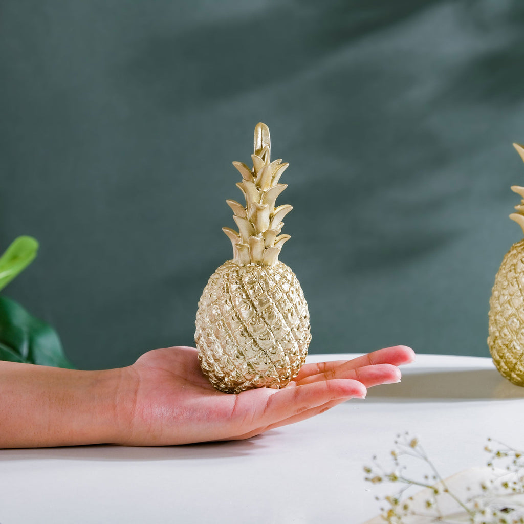 Pineapple Decor Golden Small Nestasia