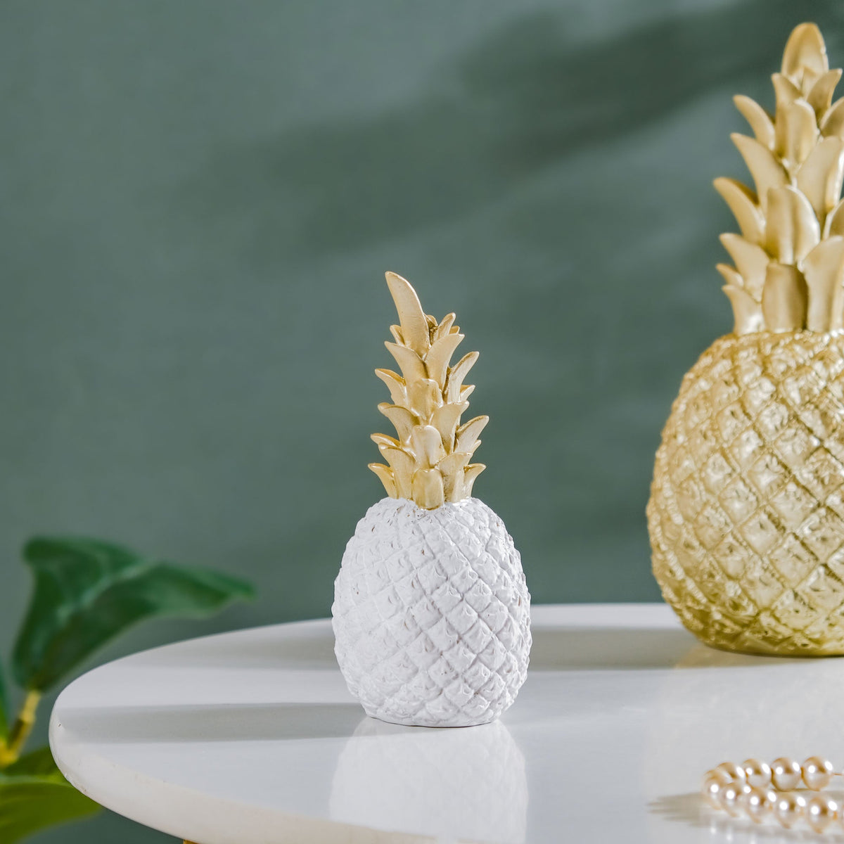 Pineapple Decor White Small Nestasia