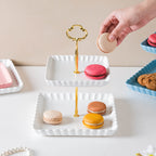 Snow White Square 2-tier Cupcake Stand Nestasia