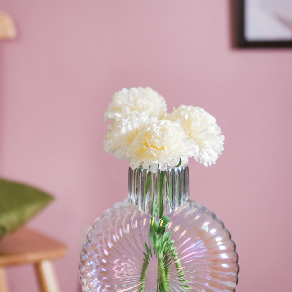 Chrysanthemum Cream Set Of 5 Nestasia