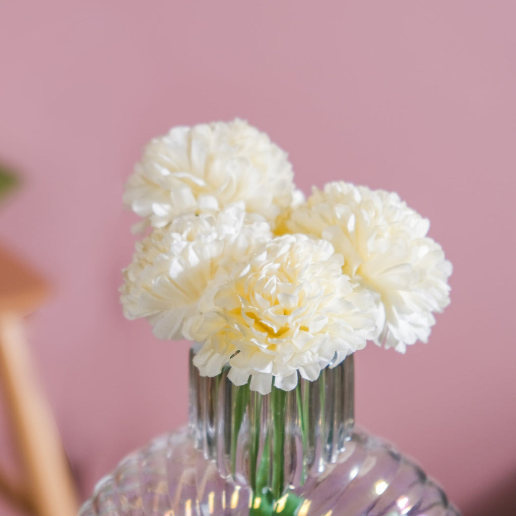 Chrysanthemum Cream Set Of 5 Nestasia