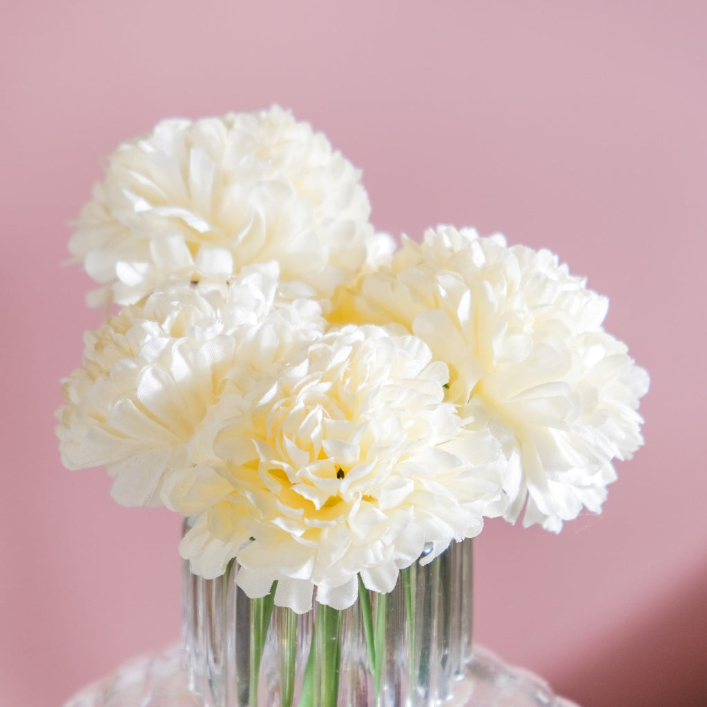 Chrysanthemum Cream Set Of 5 Nestasia