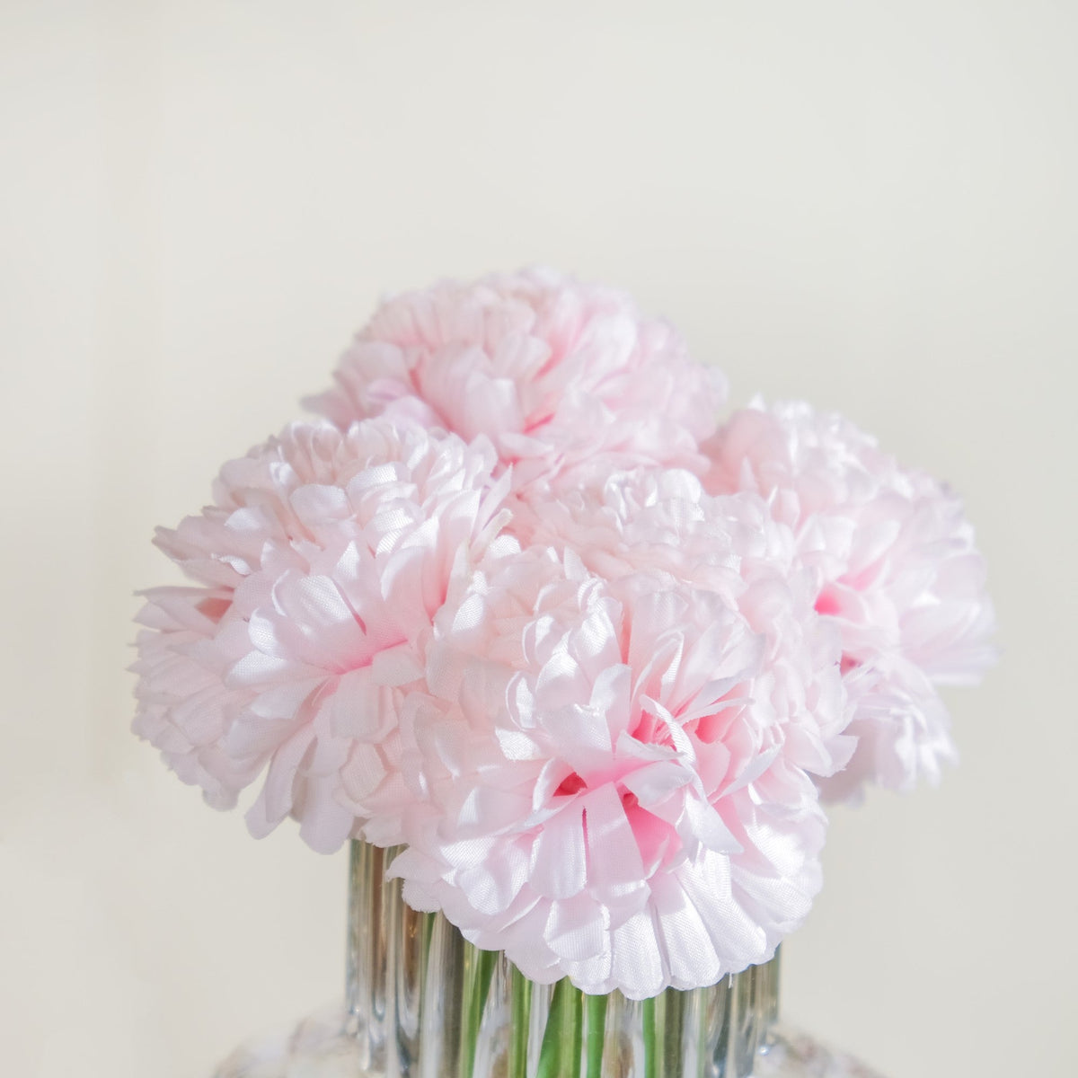 Chrysanthemum Light Pink Set Of 5 Nestasia