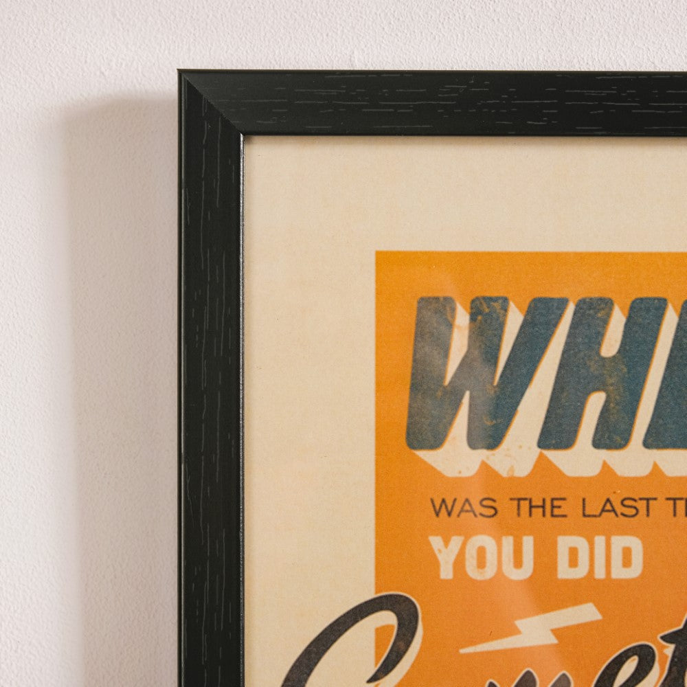 Try Something New Framed Poster 13x9 Inch Nestasia