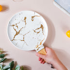 Marble Plate With Handle 11 Inch Nestasia