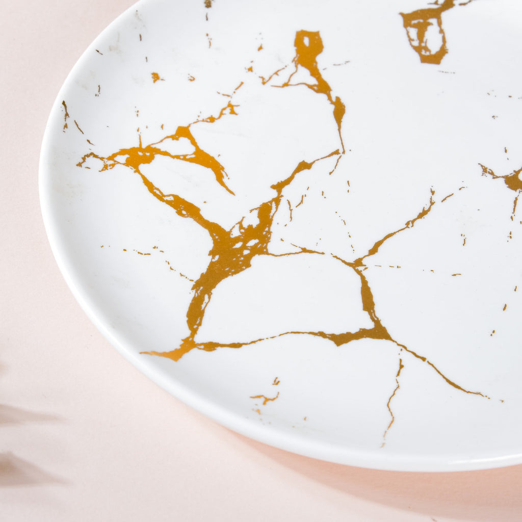 Marble Plate With Handle 11 Inch Nestasia
