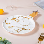 Marble Plate With Handle 11 Inch Nestasia
