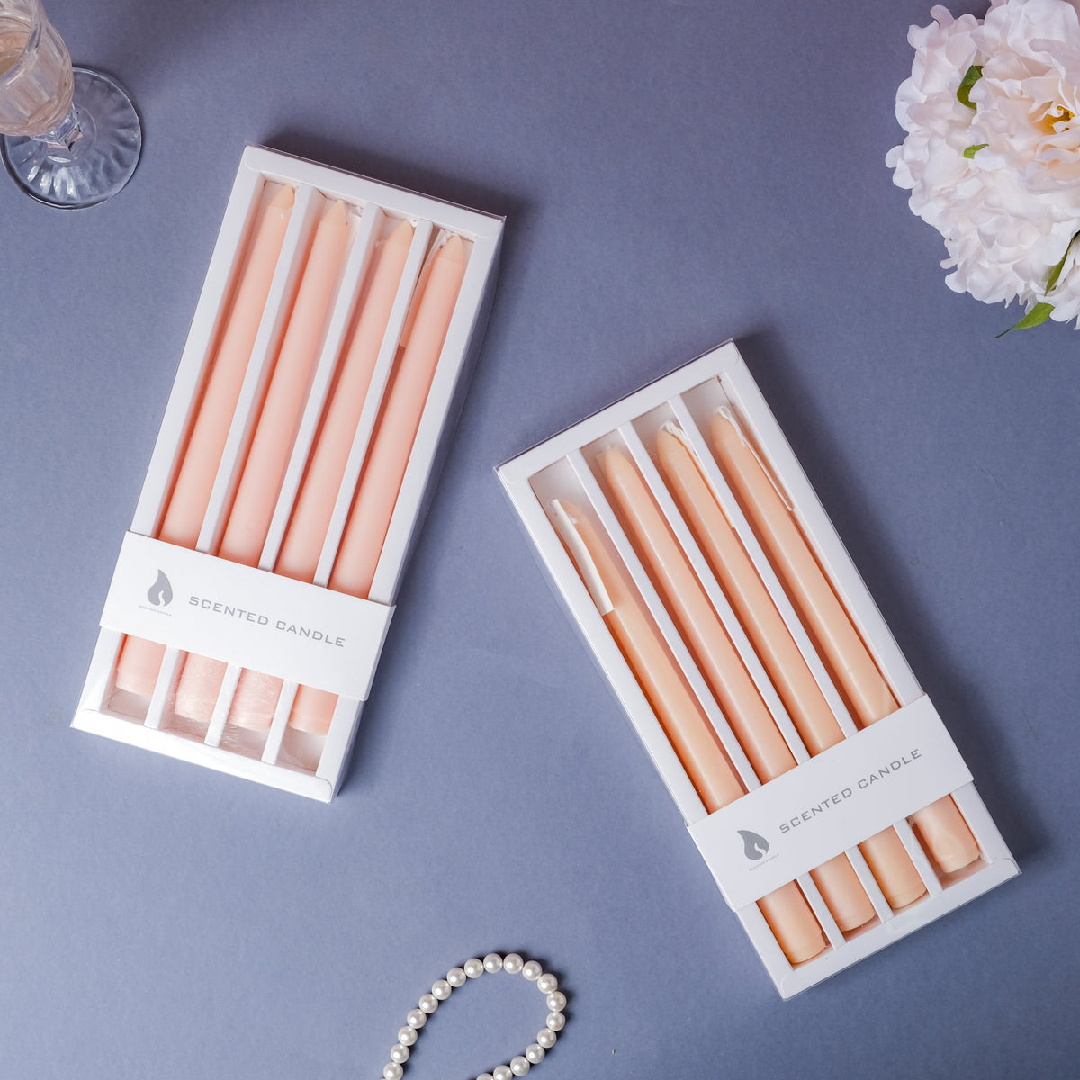 Tall Candle Set of 4 Nestasia