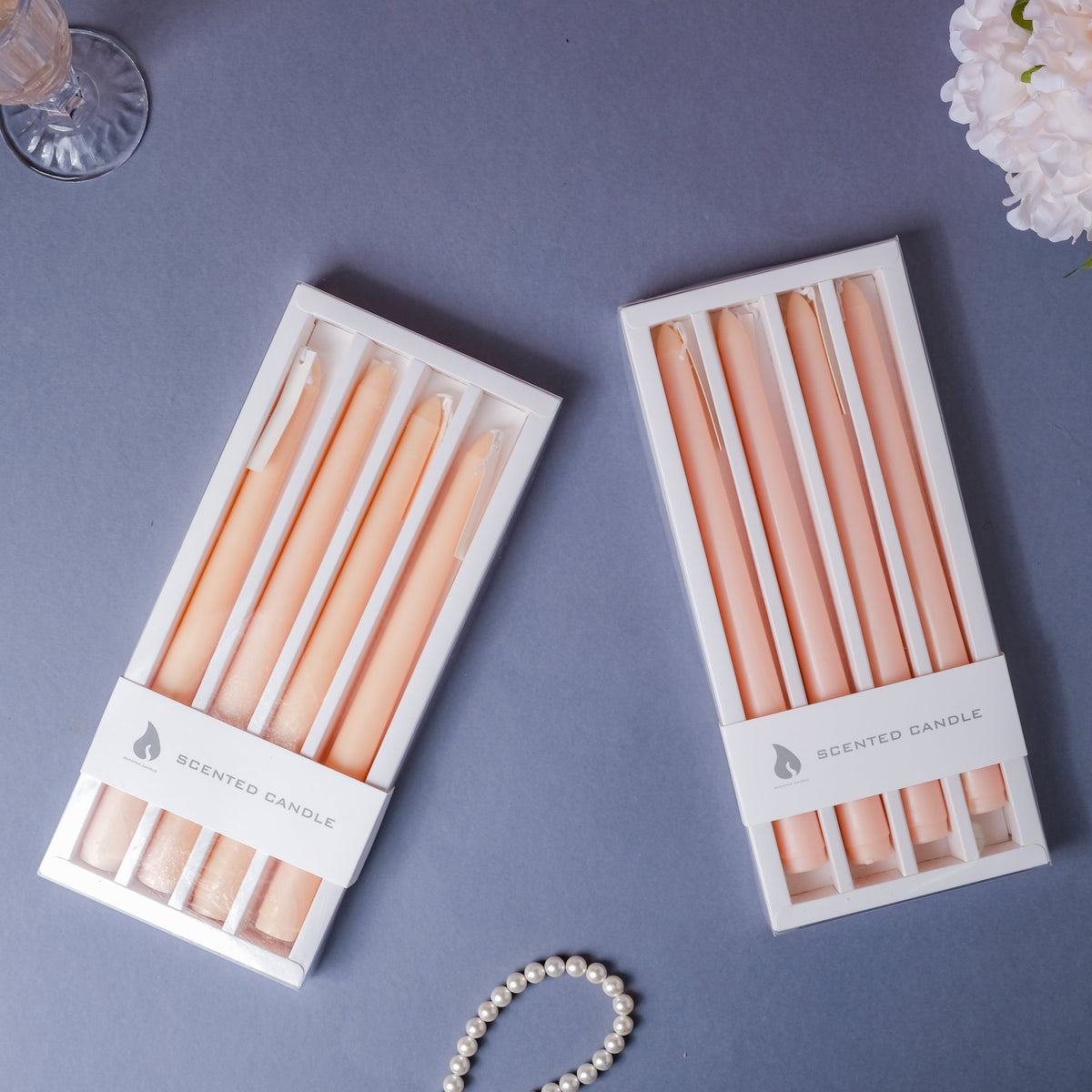 Tall Candle Set of 4 Nestasia