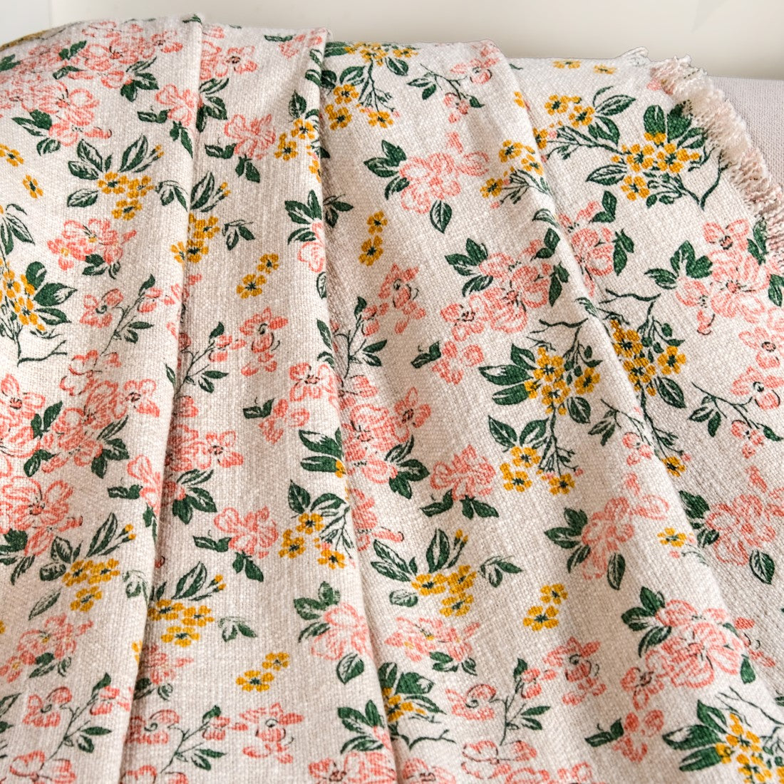 Floral Whisper Cotton Throw 152x127cm Nestasia