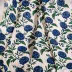 Hydrangea Grace Cotton Couch Throw 152x127cm Nestasia